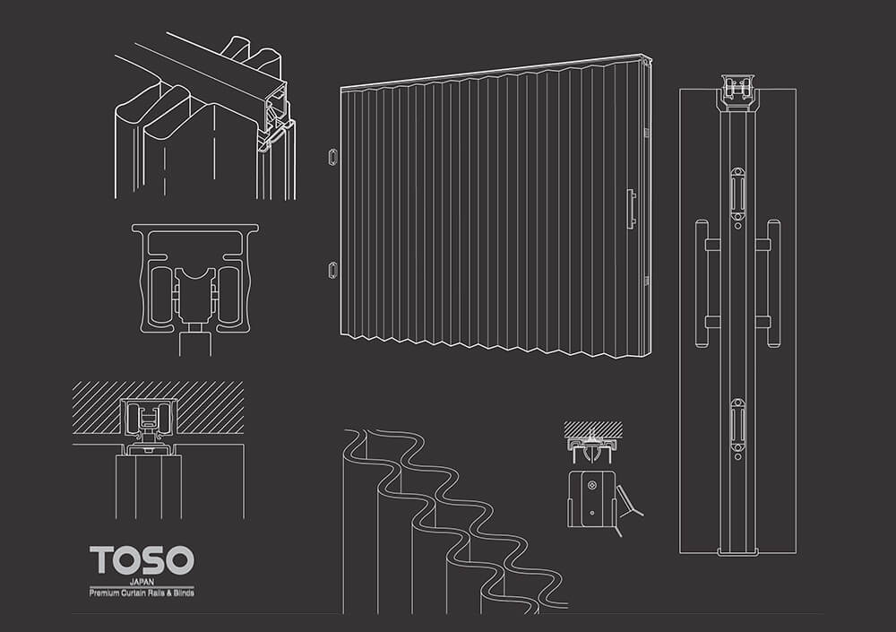 Curtains for Accordion Doors